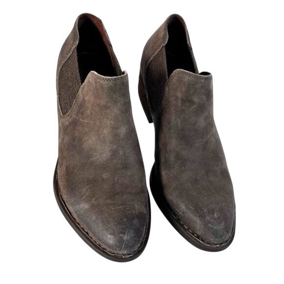 Born Boots Womens 10m Dalia Ankle Booties  Casual F52129 Brown Leather - Picture 1 of 4